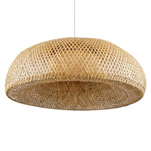 glo-00673-00673_5 GLOBOSTAR® SAN TROPEZ 00673 BOHO ΚΡΕΜΑΣΤΟ ΦΩΤΙΣΤΙΚΟ ΠΛΕΓΜΑ ΜΟΝΟΦΩΤΟ 1 X E27 IP20 ΜΠΕΖ ΞΥΛΟ