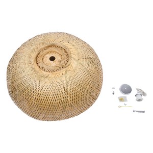 glo-00674-00674_8 GLOBOSTAR® SAN TROPEZ 00674 BOHO ΚΡΕΜΑΣΤΟ ΦΩΤΙΣΤΙΚΟ ΑΝΑΡΤΗΣΗ ΜΟΝΟΦΩΤΟ 1 X E27 IP20 ΜΠΕΖ ΞΥ