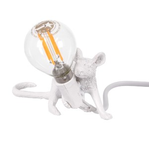glo-00676-00676_0 GLOBOSTAR® MOUSE 00676 VINTAGE ΕΠΙΤΡΑΠΕΖΙΟ ΦΩΤΙΣΤΙΚΟ ΠΟΡΤΑΤΙΦ ΛΑΜΠΑΤΕΡ ΜΟΝΟΦΩΤΟ ΜΕ ΝΤΟΥΙ 1