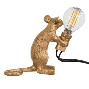 glo-00680-00680_2 GLOBOSTAR® MOUSE 00680 VINTAGE ΕΠΙΤΡΑΠΕΖΙΟ ΦΩΤΙΣΤΙΚΟ ΠΟΡΤΑΤΙΦ ΛΑΜΠΑΤΕΡ ΜΟΝΟΦΩΤΟ ΜΕ ΝΤΟΥΙ 1