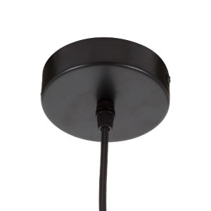 glo-00681-00681_7 GLOBOSTAR® NEVIS 00681 ΜΟΝΤΕΡΝΟ ΚΡΕΜΑΣΤΟ ΦΩΤΙΣΤΙΚΟ ΠΛΕΓΜΑ ΜΟΝΟΦΩΤΟ 1 X E27 IP20 ΜΑΥΡΟ ΜΕΤΑ