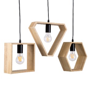 glo-00682-00682_4 GLOBOSTAR® ELISE 00682 ΜΟΝΤΕΡΝΟ ΚΡΕΜΑΣΤΟ ΦΩΤΙΣΤΙΚΟ ΡΑΓΑ ΤΡΙΦΩΤΟ 3 X E27 IP20 ΜΠΕΖ ΞΥΛΟ ΜΕ 