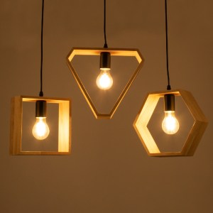 glo-00682-00682_7 GLOBOSTAR® ELISE 00682 ΜΟΝΤΕΡΝΟ ΚΡΕΜΑΣΤΟ ΦΩΤΙΣΤΙΚΟ ΡΑΓΑ ΤΡΙΦΩΤΟ 3 X E27 IP20 ΜΠΕΖ ΞΥΛΟ ΜΕ 