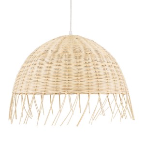 glo-00712-00712_4 GLOBOSTAR® JAKARTA 00712 BOHO ΚΡΕΜΑΣΤΟ ΦΩΤΙΣΤΙΚΟ ΚΑΜΠΑΝΑ ΜΟΝΟΦΩΤΟ 1 X E27 IP20 ΜΠΕΖ ΞΥΛΟ -