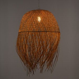 glo-00713-00713_2 GLOBOSTAR® MANILA 00713 BOHO ΚΡΕΜΑΣΤΟ ΦΩΤΙΣΤΙΚΟ ΠΛΕΓΜΑ ΜΟΝΟΦΩΤΟ 1 X E27 IP20 ΜΠΕΖ ΞΥΛΟ - Μ