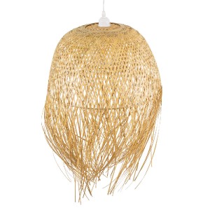 glo-00713-00713_6 GLOBOSTAR® MANILA 00713 BOHO ΚΡΕΜΑΣΤΟ ΦΩΤΙΣΤΙΚΟ ΠΛΕΓΜΑ ΜΟΝΟΦΩΤΟ 1 X E27 IP20 ΜΠΕΖ ΞΥΛΟ - Μ