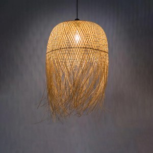 glo-00713-00713_9 GLOBOSTAR® MANILA 00713 BOHO ΚΡΕΜΑΣΤΟ ΦΩΤΙΣΤΙΚΟ ΠΛΕΓΜΑ ΜΟΝΟΦΩΤΟ 1 X E27 IP20 ΜΠΕΖ ΞΥΛΟ - Μ
