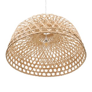 glo-00717-00717_5 GLOBOSTAR® MANGEA 00717 BOHO ΚΡΕΜΑΣΤΟ ΦΩΤΙΣΤΙΚΟ ΠΛΕΓΜΑ ΜΟΝΟΦΩΤΟ 1 X E27 IP20 ΜΠΕΖ ΞΥΛΟ - Μ