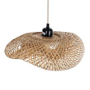 glo-00718-00718_5 GLOBOSTAR® MEXICO 00718 BOHO ΚΡΕΜΑΣΤΟ ΦΩΤΙΣΤΙΚΟ ΑΝΑΡΤΗΣΗ ΜΟΝΟΦΩΤΟ 1 X E27 IP20 ΜΠΕΖ ΞΥΛΟ -