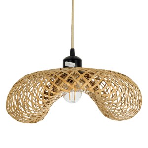 glo-00718-00718_7 GLOBOSTAR® MEXICO 00718 BOHO ΚΡΕΜΑΣΤΟ ΦΩΤΙΣΤΙΚΟ ΑΝΑΡΤΗΣΗ ΜΟΝΟΦΩΤΟ 1 X E27 IP20 ΜΠΕΖ ΞΥΛΟ -