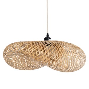 glo-00719-00719_4 GLOBOSTAR® MEXICO 00719 BOHO ΚΡΕΜΑΣΤΟ ΦΩΤΙΣΤΙΚΟ ΑΝΑΡΤΗΣΗ ΜΟΝΟΦΩΤΟ 1 X E27 IP20 ΜΠΕΖ ΞΥΛΟ -