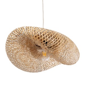 glo-00719-00719_6 GLOBOSTAR® MEXICO 00719 BOHO ΚΡΕΜΑΣΤΟ ΦΩΤΙΣΤΙΚΟ ΑΝΑΡΤΗΣΗ ΜΟΝΟΦΩΤΟ 1 X E27 IP20 ΜΠΕΖ ΞΥΛΟ -