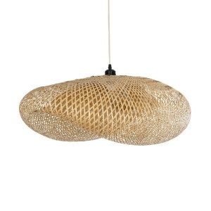 glo-00720-00720_4 GLOBOSTAR® MEXICO 00720 BOHO ΚΡΕΜΑΣΤΟ ΦΩΤΙΣΤΙΚΟ ΑΝΑΡΤΗΣΗ ΜΟΝΟΦΩΤΟ 1 X E27 IP20 ΜΠΕΖ ΞΥΛΟ - Μ85 X Π55 X Y36CM