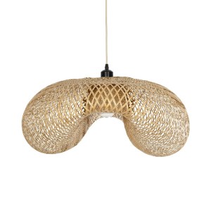 glo-00720-00720_8 GLOBOSTAR® MEXICO 00720 BOHO ΚΡΕΜΑΣΤΟ ΦΩΤΙΣΤΙΚΟ ΑΝΑΡΤΗΣΗ ΜΟΝΟΦΩΤΟ 1 X E27 IP20 ΜΠΕΖ ΞΥΛΟ - Μ85 X Π55 X Y36CM