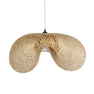 glo-00721-00721_8 GLOBOSTAR® MEXICO 00721 BOHO ΚΡΕΜΑΣΤΟ ΦΩΤΙΣΤΙΚΟ ΑΝΑΡΤΗΣΗ ΜΟΝΟΦΩΤΟ 1 X E27 IP20 ΜΠΕΖ ΞΥΛΟ - Μ100 X Π80 X Y35CM