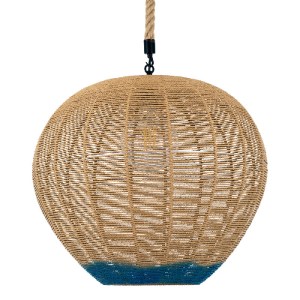 glo-00727-00727_5 GLOBOSTAR® SIMON 00727 BOHO ΚΡΕΜΑΣΤΟ ΦΩΤΙΣΤΙΚΟ ΑΝΑΡΤΗΣΗ ΜΟΝΟΦΩΤΟ 1 X E27 IP20 ΜΠΕΖ & ΜΠΛΕ 