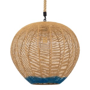 glo-00727-79b6b6_00727_0 GLOBOSTAR® SIMON 00727 BOHO ΚΡΕΜΑΣΤΟ ΦΩΤΙΣΤΙΚΟ ΑΝΑΡΤΗΣΗ ΜΟΝΟΦΩΤΟ 1 X E27 IP20 ΜΠΕΖ & ΜΠΛΕ 