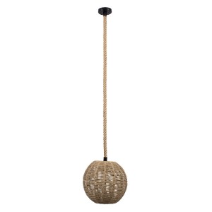 glo-00731-00731_3 GLOBOSTAR® MANDALA 00731 BOHO ΚΡΕΜΑΣΤΟ ΦΩΤΙΣΤΙΚΟ ΠΛΕΓΜΑ ΜΟΝΟΦΩΤΟ 1 X E27 IP20 ΜΠΕΖ ΣΧΟΙΝΙ 