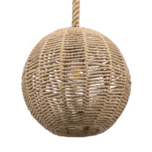 glo-00731-79ce57_00731_0 GLOBOSTAR® MANDALA 00731 BOHO ΚΡΕΜΑΣΤΟ ΦΩΤΙΣΤΙΚΟ ΠΛΕΓΜΑ ΜΟΝΟΦΩΤΟ 1 X E27 IP20 ΜΠΕΖ ΣΧΟΙΝΙ 