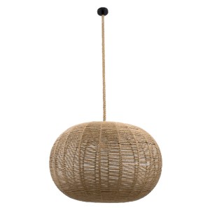 glo-00732-00732_2 GLOBOSTAR® MANDALA 00732 BOHO ΚΡΕΜΑΣΤΟ ΦΩΤΙΣΤΙΚΟ ΠΛΕΓΜΑ ΜΟΝΟΦΩΤΟ 1 X E27 IP20 ΜΠΕΖ ΣΧΟΙΝΙ 