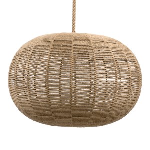 glo-00732-00732_3 GLOBOSTAR® MANDALA 00732 BOHO ΚΡΕΜΑΣΤΟ ΦΩΤΙΣΤΙΚΟ ΠΛΕΓΜΑ ΜΟΝΟΦΩΤΟ 1 X E27 IP20 ΜΠΕΖ ΣΧΟΙΝΙ 