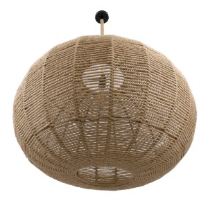 glo-00732-00732_4 GLOBOSTAR® MANDALA 00732 BOHO ΚΡΕΜΑΣΤΟ ΦΩΤΙΣΤΙΚΟ ΠΛΕΓΜΑ ΜΟΝΟΦΩΤΟ 1 X E27 IP20 ΜΠΕΖ ΣΧΟΙΝΙ 