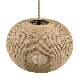 glo-00732-00732_5 GLOBOSTAR® MANDALA 00732 BOHO ΚΡΕΜΑΣΤΟ ΦΩΤΙΣΤΙΚΟ ΠΛΕΓΜΑ ΜΟΝΟΦΩΤΟ 1 X E27 IP20 ΜΠΕΖ ΣΧΟΙΝΙ 