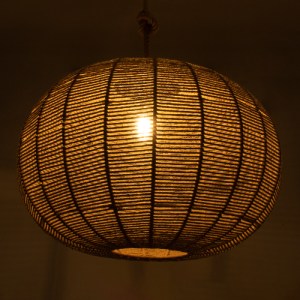 glo-00732-00732_9 GLOBOSTAR® MANDALA 00732 BOHO ΚΡΕΜΑΣΤΟ ΦΩΤΙΣΤΙΚΟ ΠΛΕΓΜΑ ΜΟΝΟΦΩΤΟ 1 X E27 IP20 ΜΠΕΖ ΣΧΟΙΝΙ 