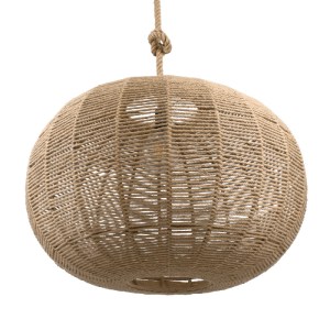 glo-00732-8b9cea_00732_0 GLOBOSTAR® MANDALA 00732 BOHO ΚΡΕΜΑΣΤΟ ΦΩΤΙΣΤΙΚΟ ΠΛΕΓΜΑ ΜΟΝΟΦΩΤΟ 1 X E27 IP20 ΜΠΕΖ ΣΧΟΙΝΙ 
