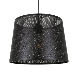 glo-00733-00733_0 GLOBOSTAR® SPARKLE 00733 ΜΟΝΤΕΡΝΟ ΚΡΕΜΑΣΤΟ ΦΩΤΙΣΤΙΚΟ ΚΑΠΕΛΟ ΜΟΝΟΦΩΤΟ 1 X E27 IP20 ΜΑΥΡΟ ΜΕ