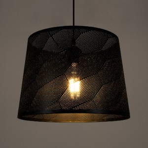 glo-00733-00733_2 GLOBOSTAR® SPARKLE 00733 ΜΟΝΤΕΡΝΟ ΚΡΕΜΑΣΤΟ ΦΩΤΙΣΤΙΚΟ ΚΑΠΕΛΟ ΜΟΝΟΦΩΤΟ 1 X E27 IP20 ΜΑΥΡΟ ΜΕ