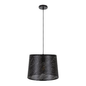 glo-00733-00733_3 GLOBOSTAR® SPARKLE 00733 ΜΟΝΤΕΡΝΟ ΚΡΕΜΑΣΤΟ ΦΩΤΙΣΤΙΚΟ ΚΑΠΕΛΟ ΜΟΝΟΦΩΤΟ 1 X E27 IP20 ΜΑΥΡΟ ΜΕ