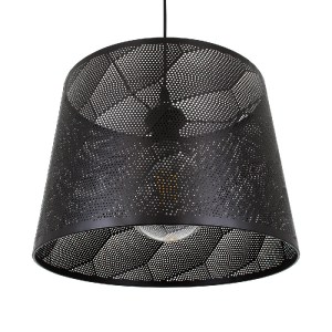 glo-00733-00733_5 GLOBOSTAR® SPARKLE 00733 ΜΟΝΤΕΡΝΟ ΚΡΕΜΑΣΤΟ ΦΩΤΙΣΤΙΚΟ ΚΑΠΕΛΟ ΜΟΝΟΦΩΤΟ 1 X E27 IP20 ΜΑΥΡΟ ΜΕ