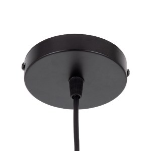 glo-00733-00733_7 GLOBOSTAR® SPARKLE 00733 ΜΟΝΤΕΡΝΟ ΚΡΕΜΑΣΤΟ ΦΩΤΙΣΤΙΚΟ ΚΑΠΕΛΟ ΜΟΝΟΦΩΤΟ 1 X E27 IP20 ΜΑΥΡΟ ΜΕ
