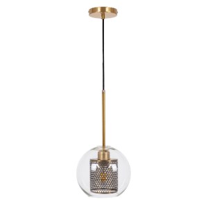 glo-00739-00739_3 GLOBOSTAR® AVERY 00739 ΜΟΝΤΕΡΝΟ ΚΡΕΜΑΣΤΟ ΦΩΤΙΣΤΙΚΟ ΜΠΑΛΑ ΜΟΝΟΦΩΤΟ 1 X E27 IP20 ΔΙΑΦΑΝΟ ΓΥΑ