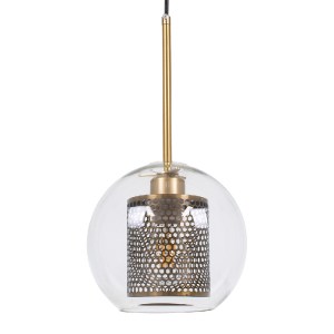 glo-00739-649478_00739_0 GLOBOSTAR® AVERY 00739 ΜΟΝΤΕΡΝΟ ΚΡΕΜΑΣΤΟ ΦΩΤΙΣΤΙΚΟ ΜΠΑΛΑ ΜΟΝΟΦΩΤΟ 1 X E27 IP20 ΔΙΑΦΑΝΟ ΓΥΑ