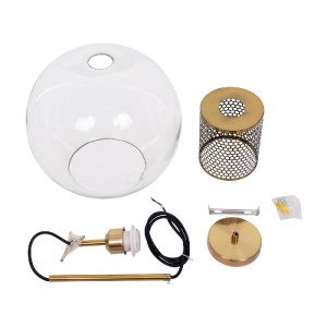 glo-00740-00740_8 GLOBOSTAR® AVERY 00740 ΜΟΝΤΕΡΝΟ ΚΡΕΜΑΣΤΟ ΦΩΤΙΣΤΙΚΟ ΜΠΑΛΑ ΜΟΝΟΦΩΤΟ 1 X E27 IP20 ΔΙΑΦΑΝΟ ΓΥΑ
