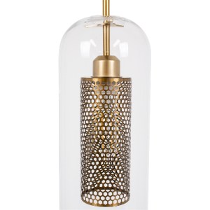 glo-00741-00741_5 GLOBOSTAR® AVERY 00741 ΜΟΝΤΕΡΝΟ ΚΡΕΜΑΣΤΟ ΦΩΤΙΣΤΙΚΟ ΠΛΕΓΜΑ ΜΟΝΟΦΩΤΟ 1 X E27 IP20 ΔΙΑΦΑΝΟ ΓΥ