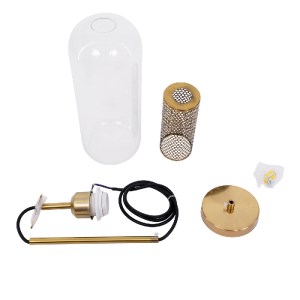 glo-00741-00741_9 GLOBOSTAR® AVERY 00741 ΜΟΝΤΕΡΝΟ ΚΡΕΜΑΣΤΟ ΦΩΤΙΣΤΙΚΟ ΠΛΕΓΜΑ ΜΟΝΟΦΩΤΟ 1 X E27 IP20 ΔΙΑΦΑΝΟ ΓΥ