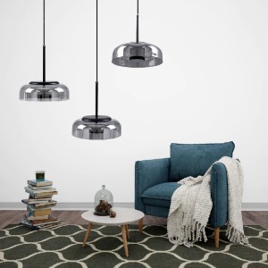 glo-00743-post_85 GLOBOSTAR® CHARLOTTE 00743 ΜΟΝΤΕΡΝΟ ΚΡΕΜΑΣΤΟ ΦΩΤΙΣΤΙΚΟ ΚΑΜΠΑΝΑ CREE LED 5W 500LM 180° AC 8