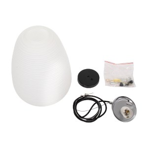glo-00745-00745_10 GLOBOSTAR® FREYA 00745 ΜΟΝΤΕΡΝΟ ΚΡΕΜΑΣΤΟ ΦΩΤΙΣΤΙΚΟ ΑΝΑΡΤΗΣΗ ΜΟΝΟΦΩΤΟ 1 X E27 IP20 ΛΕΥΚΟ ΓΥ