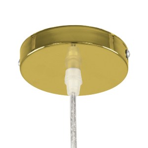 glo-00757-00757_6 GLOBOSTAR® CRISTIN 00757 ΜΟΝΤΕΡΝΟ ΚΡΕΜΑΣΤΟ ΦΩΤΙΣΤΙΚΟ ΑΝΑΡΤΗΣΗ ΜΟΝΟΦΩΤΟ 1 X G4 ΧΡΥΣΟ ΓΥΑΛΙ 