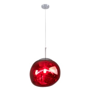 glo-00763-00763_2 GLOBOSTAR® DIXAR 00763 ΜΟΝΤΕΡΝΟ ΚΡΕΜΑΣΤΟ ΦΩΤΙΣΤΙΚΟ ΑΝΑΡΤΗΣΗ ΜΟΝΟΦΩΤΟ 1 X E27 IP20 ΚΟΚΚΙΝΟ 