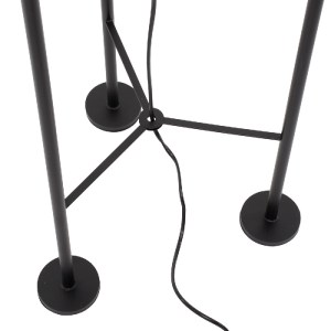 glo-00771-00771_7 GLOBOSTAR® CURACAO 00771 ΜΟΝΤΕΡΝΟ ΕΠΙΔΑΠΕΔΙΟ ΦΩΤΙΣΤΙΚΟ ΜΟΝΟΦΩΤΟ 1 X E27 IP20 ΜΑΥΡΟ ΜΕΤΑΛΛΟ