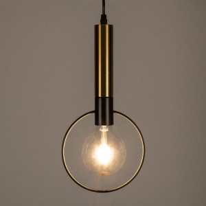 glo-00772-00772_2 GLOBOSTAR® OLVERO 00772 ΜΟΝΤΕΡΝΟ ΚΡΕΜΑΣΤΟ ΦΩΤΙΣΤΙΚΟ ΑΝΑΡΤΗΣΗ ΜΟΝΟΦΩΤΟ 1 X E27 IP20 ΜΑΥΡΟ &