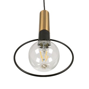 glo-00772-00772_5 GLOBOSTAR® OLVERO 00772 ΜΟΝΤΕΡΝΟ ΚΡΕΜΑΣΤΟ ΦΩΤΙΣΤΙΚΟ ΑΝΑΡΤΗΣΗ ΜΟΝΟΦΩΤΟ 1 X E27 IP20 ΜΑΥΡΟ &
