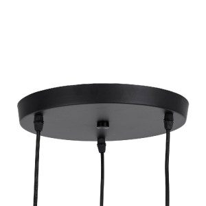 glo-00773-00773_5 GLOBOSTAR® OLVERO 00773 ΜΟΝΤΕΡΝΟ ΚΡΕΜΑΣΤΟ ΦΩΤΙΣΤΙΚΟ ΑΝΑΡΤΗΣΗ ΤΡΙΦΩΤΟ 3 X E27 IP20 ΜΑΥΡΟ & 