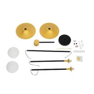 glo-00778-00778_10 GLOBOSTAR® JOLIET 00778 ΜΟΝΤΕΡΝΟ ΦΩΤΙΣΤΙΚΟ ΟΡΟΦΗΣ ΠΛΕΓΜΑ ΔΙΦΩΤΟ 2 X G9 IP20 ΜΑΥΡΟ & ΧΡΥΣΟ 
