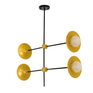 glo-00779-00779_6 GLOBOSTAR® JOLIET 00779 ΜΟΝΤΕΡΝΟ ΦΩΤΙΣΤΙΚΟ ΟΡΟΦΗΣ ΠΛΕΓΜΑ ΠΟΛΥΦΩΤΟ 4 X G9 IP20 ΜΑΥΡΟ & ΧΡΥΣ