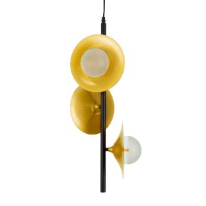 glo-00781-00781_5 GLOBOSTAR® JOLIET 00781 ΜΟΝΤΕΡΝΟ ΚΡΕΜΑΣΤΟ ΦΩΤΙΣΤΙΚΟ ΑΝΑΡΤΗΣΗ ΤΡΙΦΩΤΟ 3 X G9 ΜΑΥΡΟ & ΧΡΥΣΟ 
